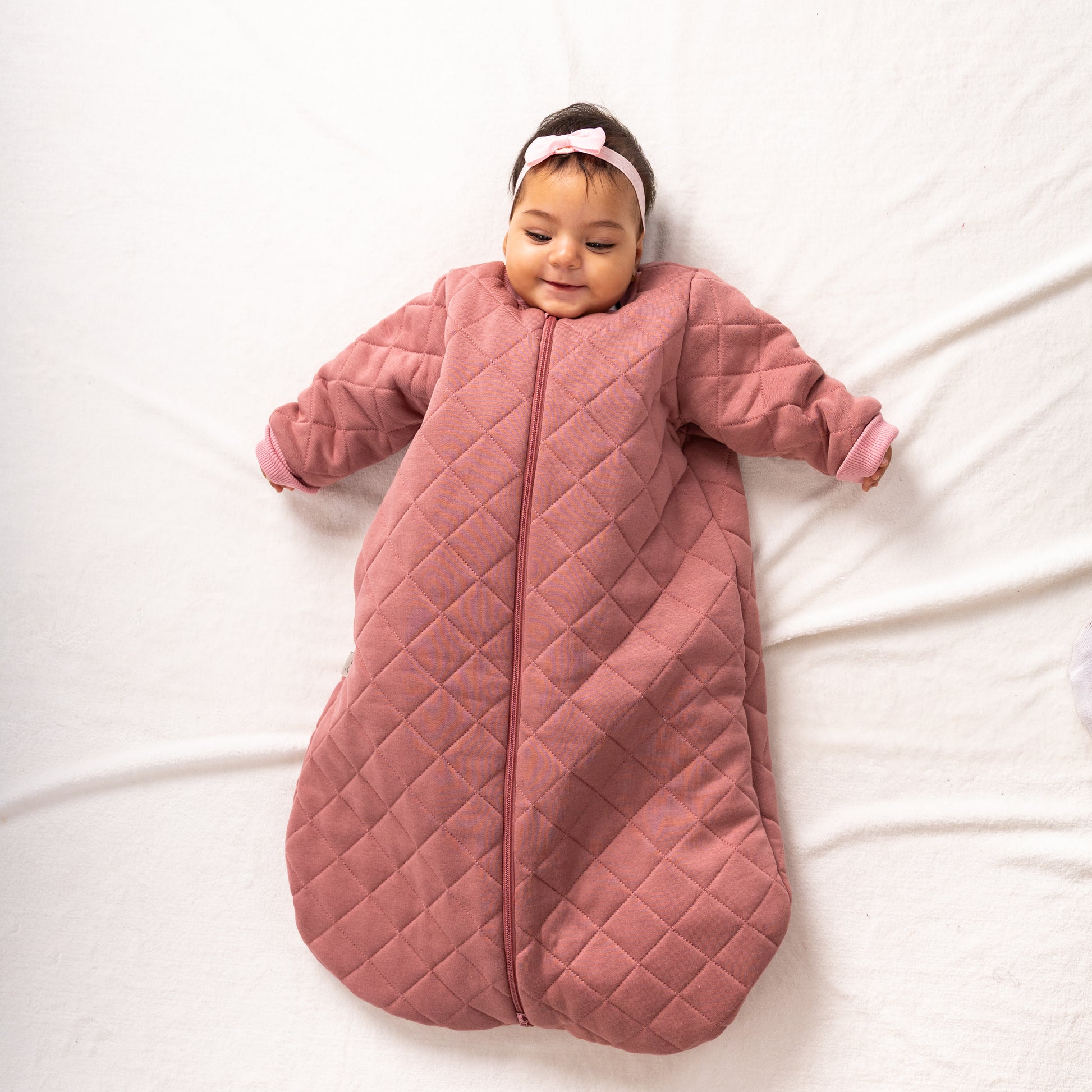 Peony- Sleeved Quilted Cotton Basic Sleeping Bag