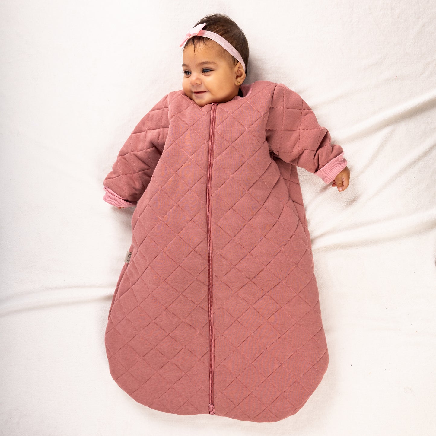 Peony- Sleeved Quilted Cotton Basic Sleeping Bag
