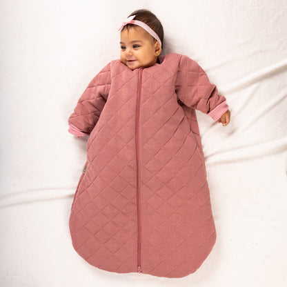 Peony- Sleeved Quilted Cotton Basic Sleeping Bag