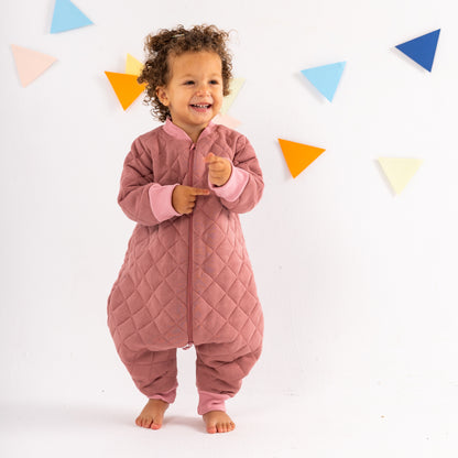 Peony- Sleeved Quilted Cotton Walker Sleeping Bag