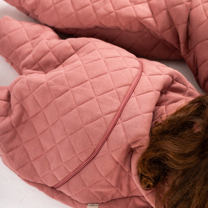 Peony- Sleeved Quilted Cotton Walker Sleeping Bag