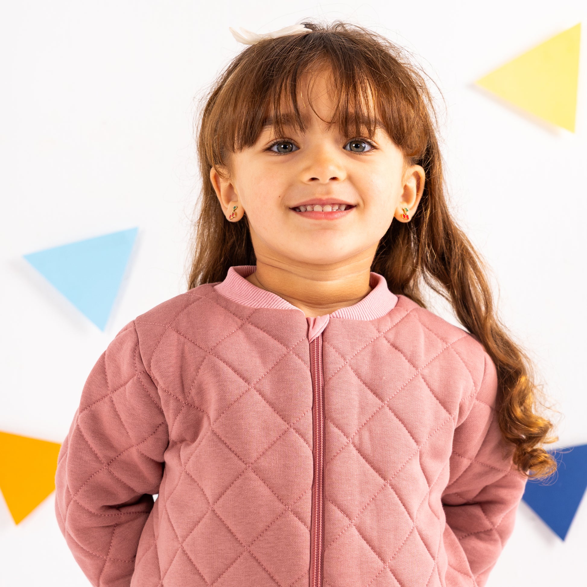 Peony- Sleeved Quilted Cotton Walker Sleeping Bag