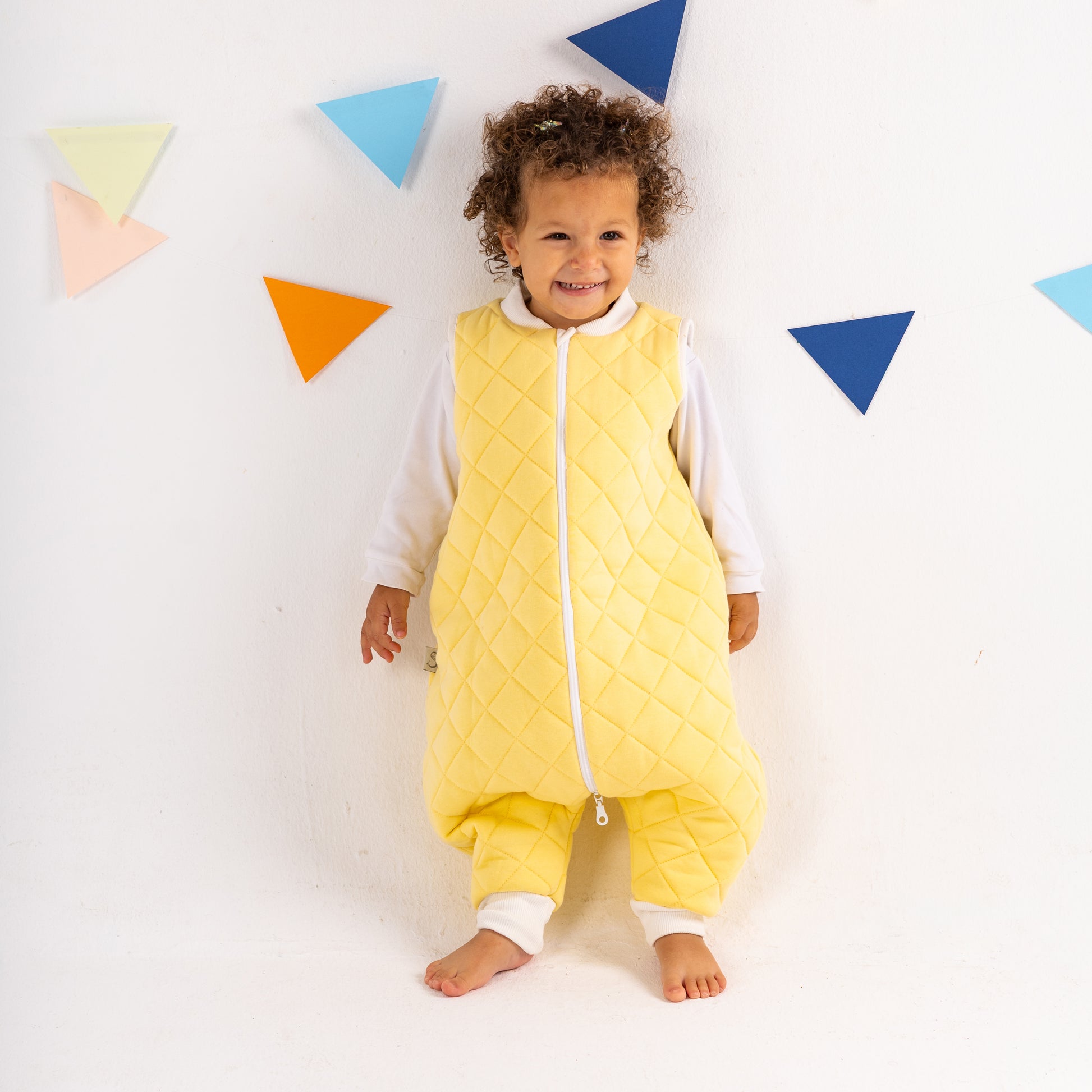 Daisy- SleevelessQuilted Cotton Walker Sleeping Bag