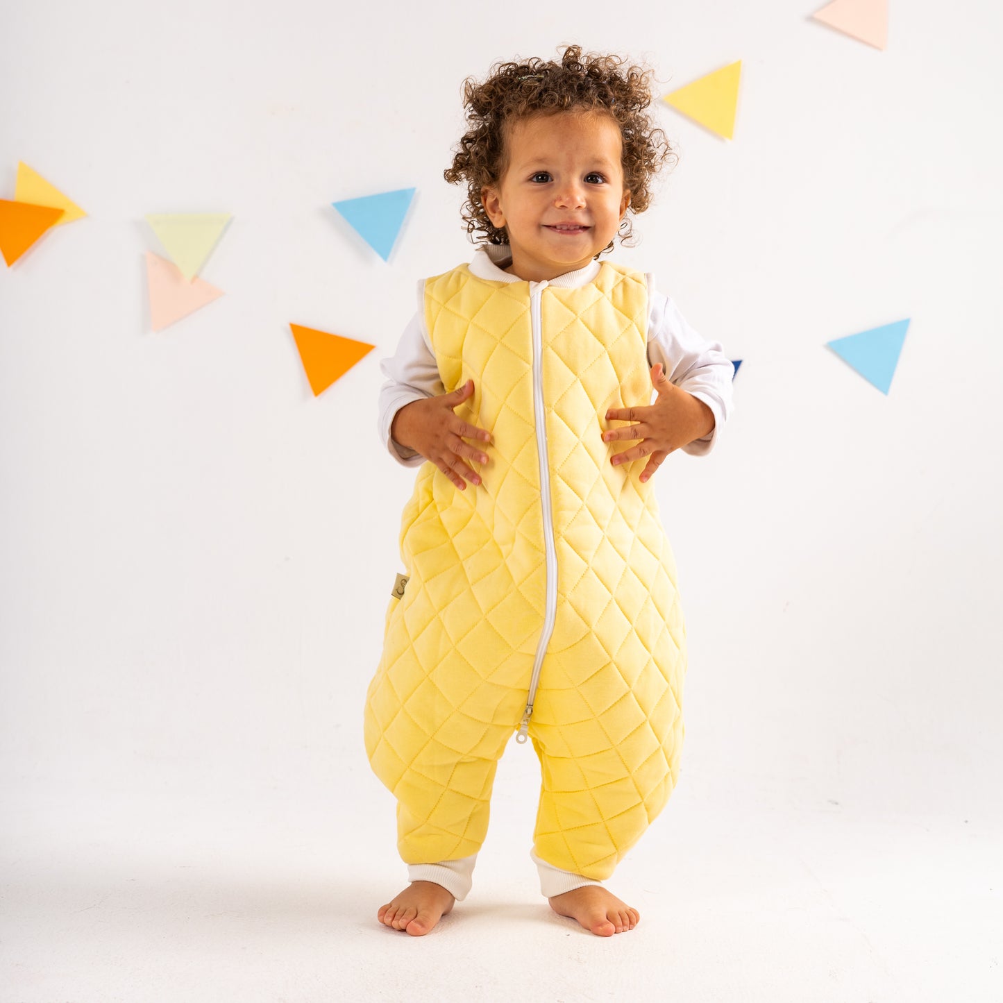 Daisy- Sleeveless Quilted Cotton Walker Sleeping Bag