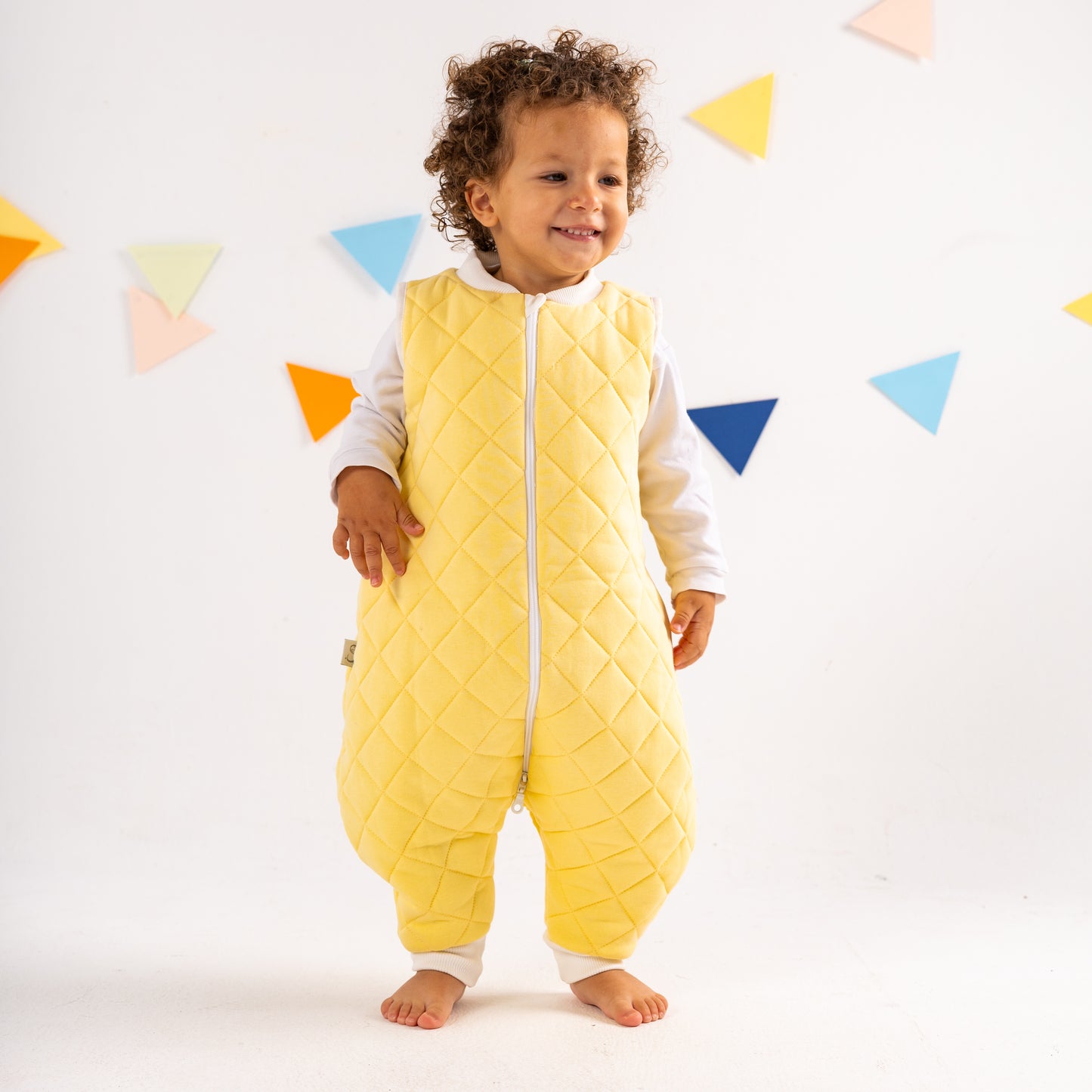 Daisy- Sleeveless Quilted Cotton Walker Sleeping Bag