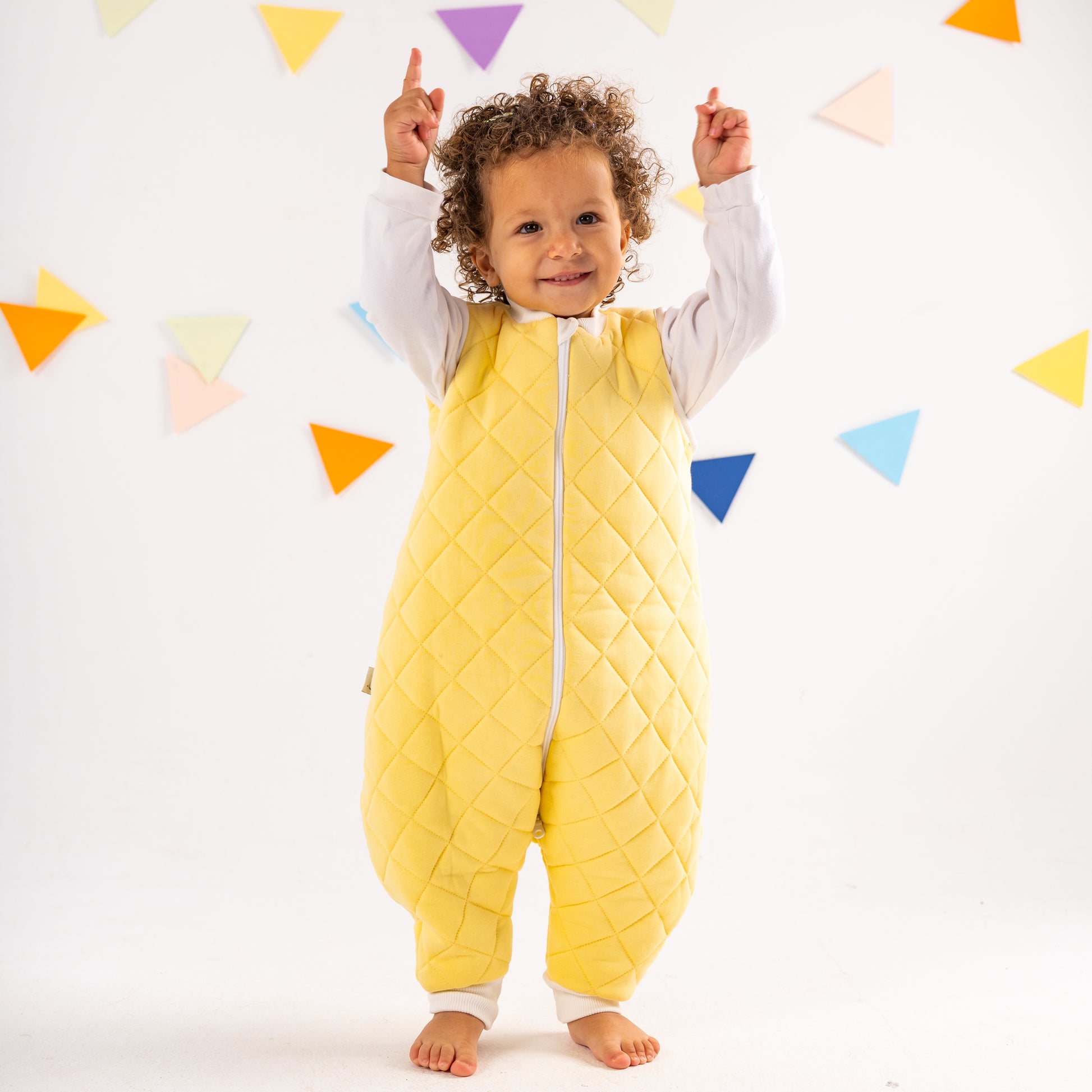 Daisy- SleevelessQuilted Cotton Walker Sleeping Bag