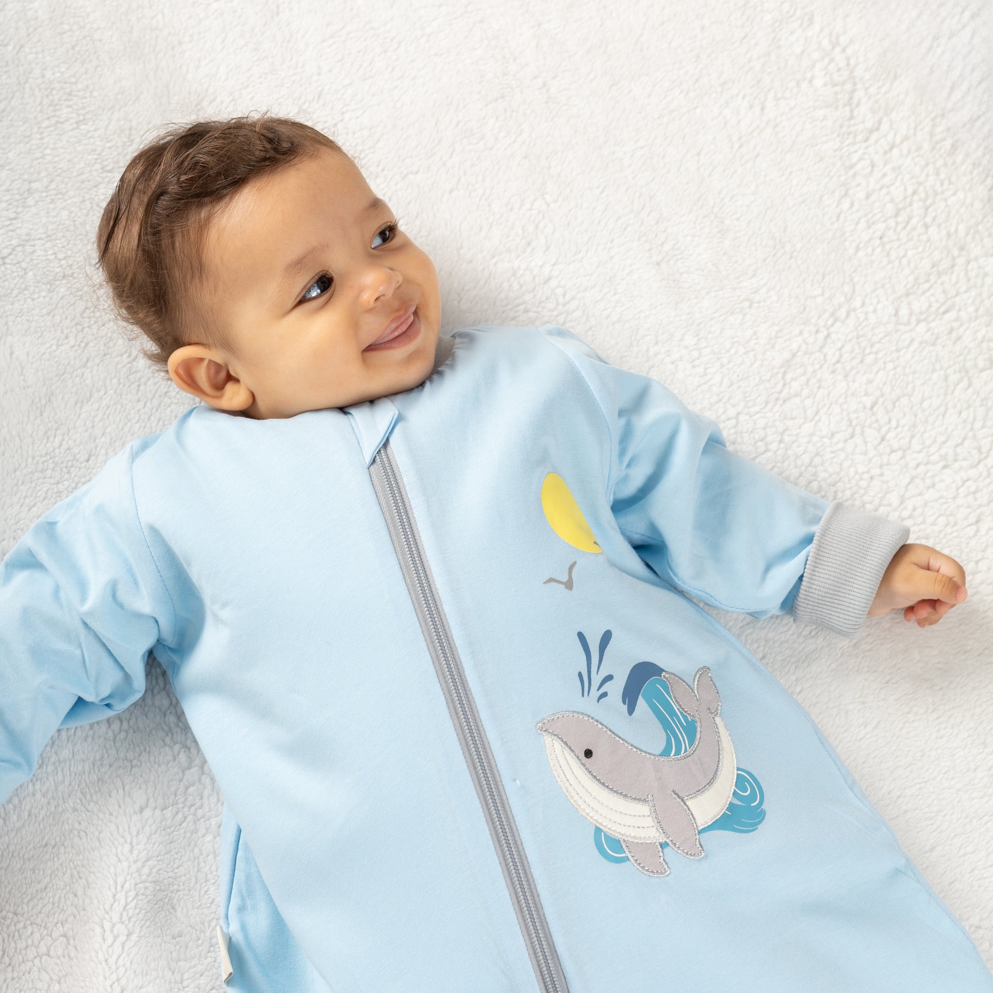 Whale- Sleeved Summer/Spring Basic Sleeping Bag