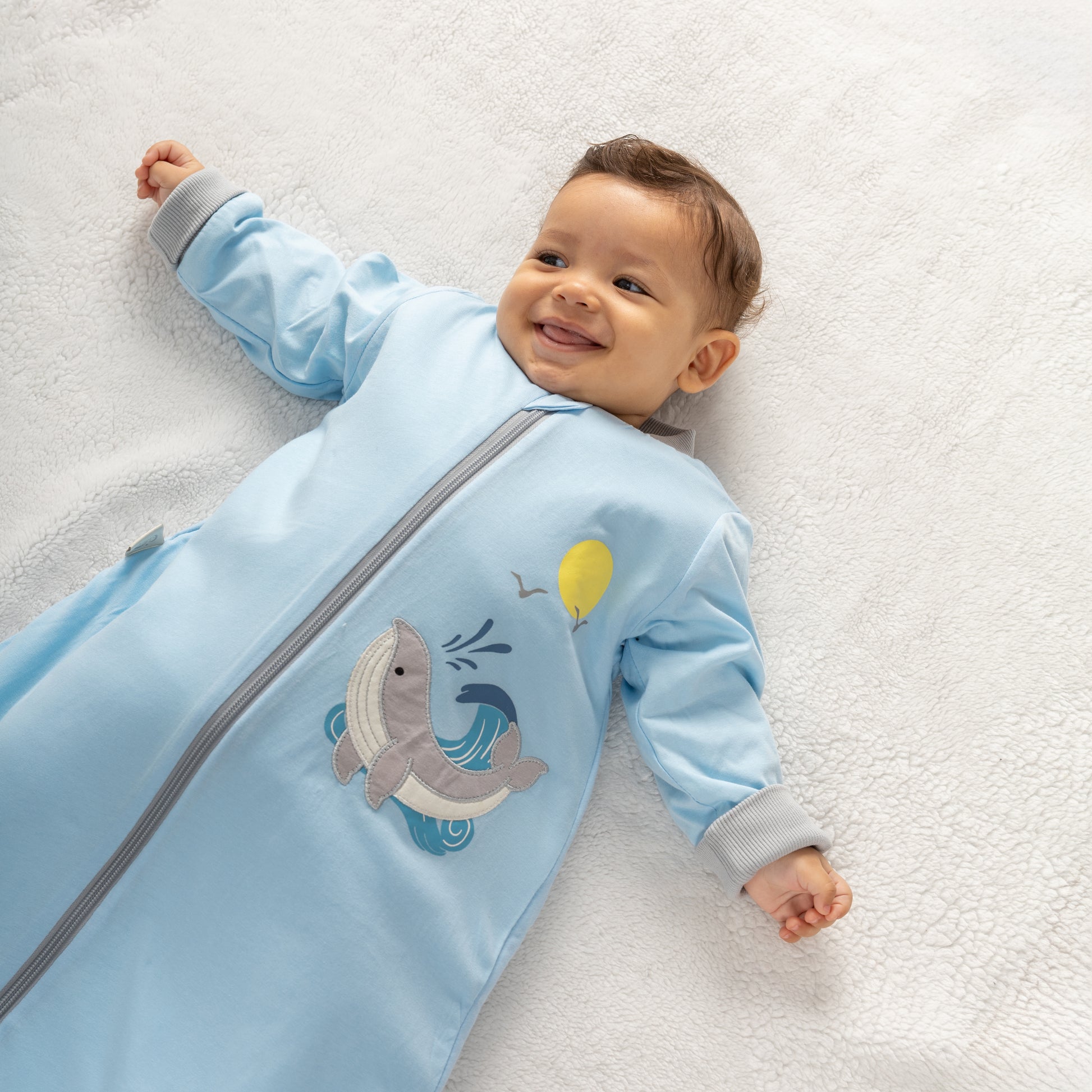 Whale- Sleeved Summer/Spring Basic Sleeping Bag