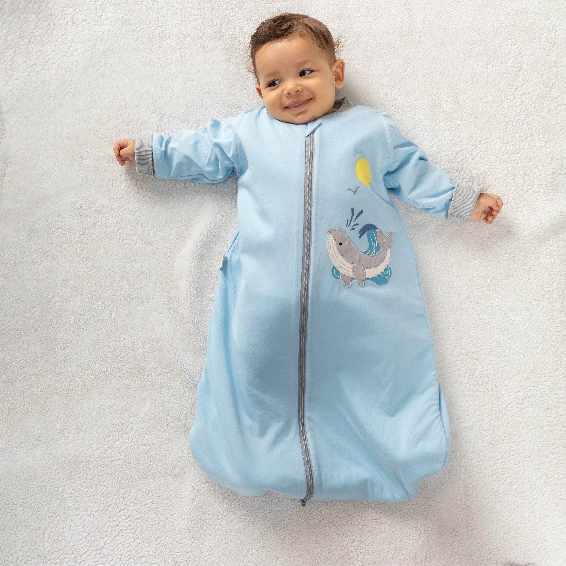 Whale- Sleeved Summer/Spring Basic Sleeping Bag