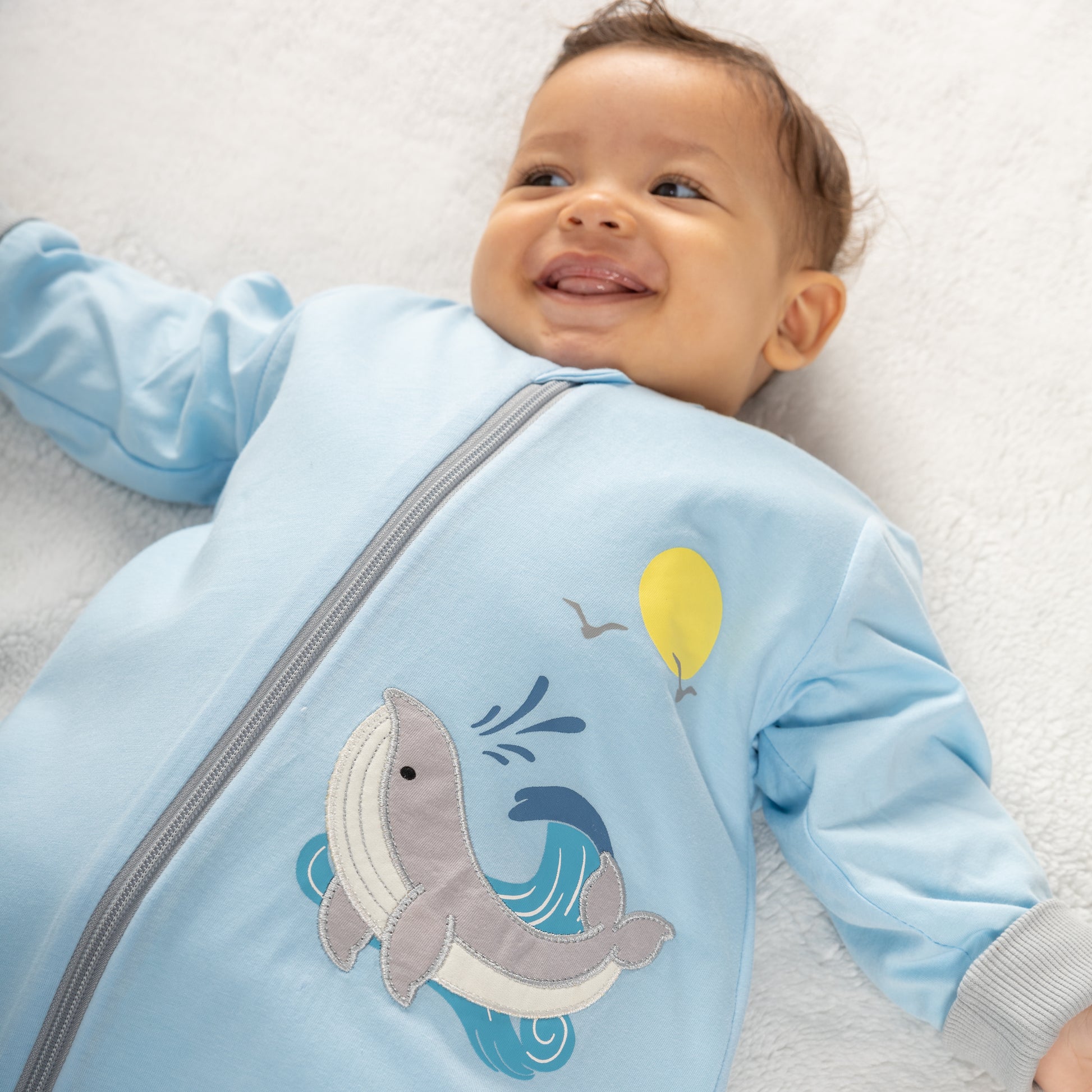 Whale- Sleeved Summer/Spring Basic Sleeping Bag