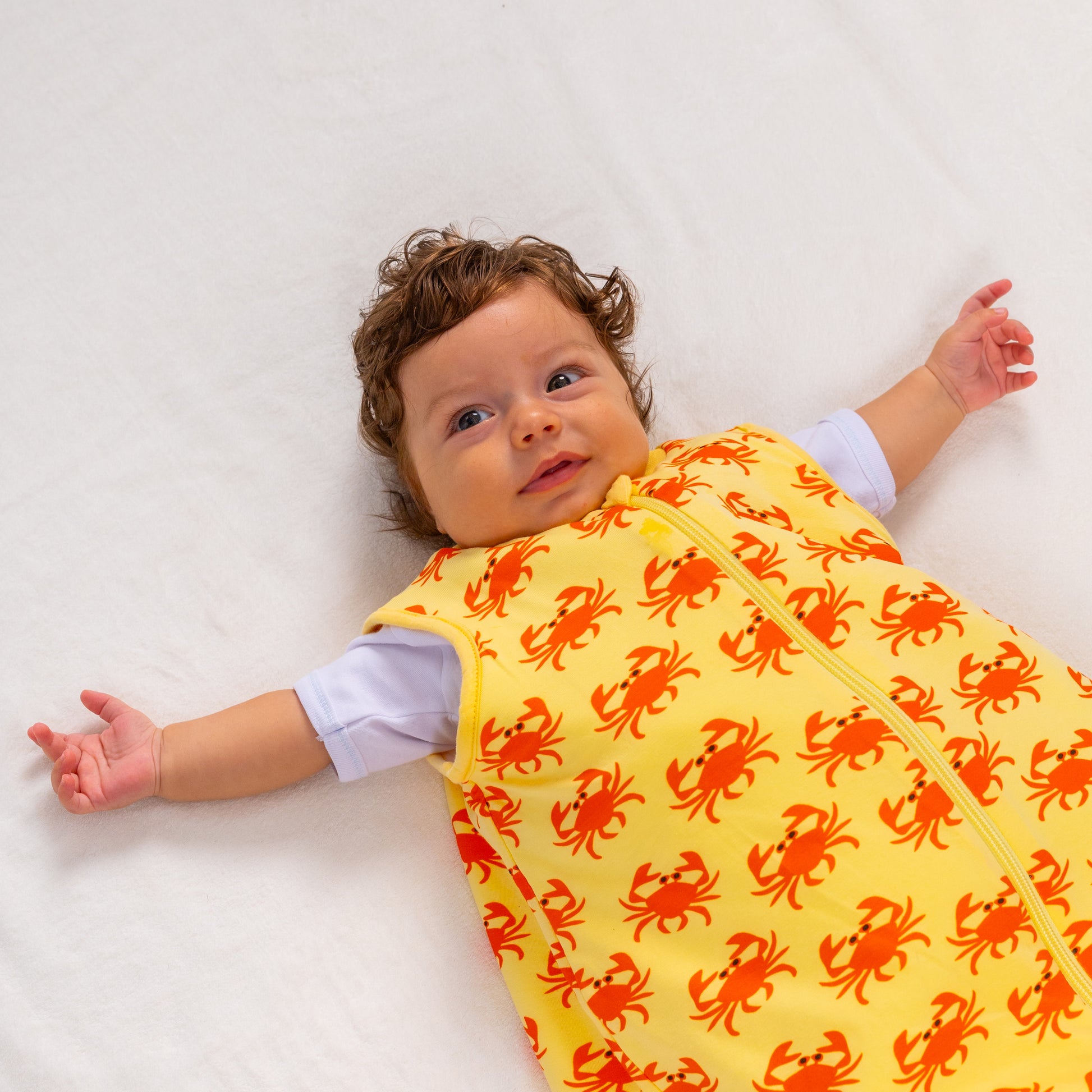 Orange Crab- Sleeveless Summer/Spring Basic Sleeping Bag