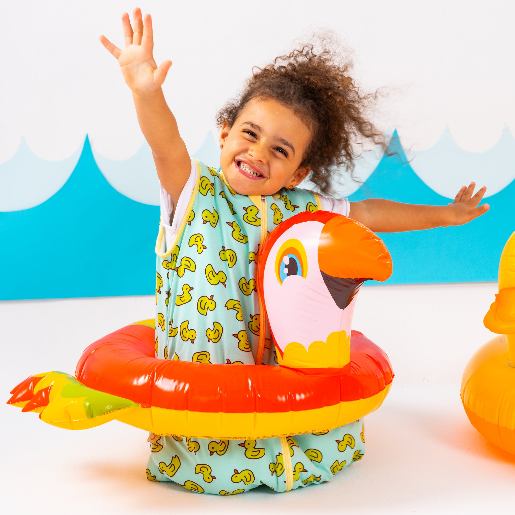 Yellow Duckie- Sleeveless Summer/Spring Walker Sleeping Bag