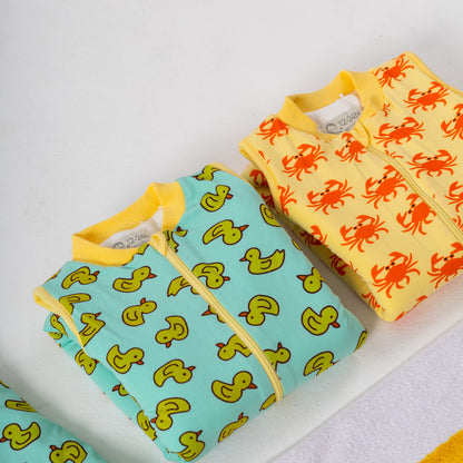 Yellow Duckie- Sleeveless Summer/Spring Walker Sleeping Bag