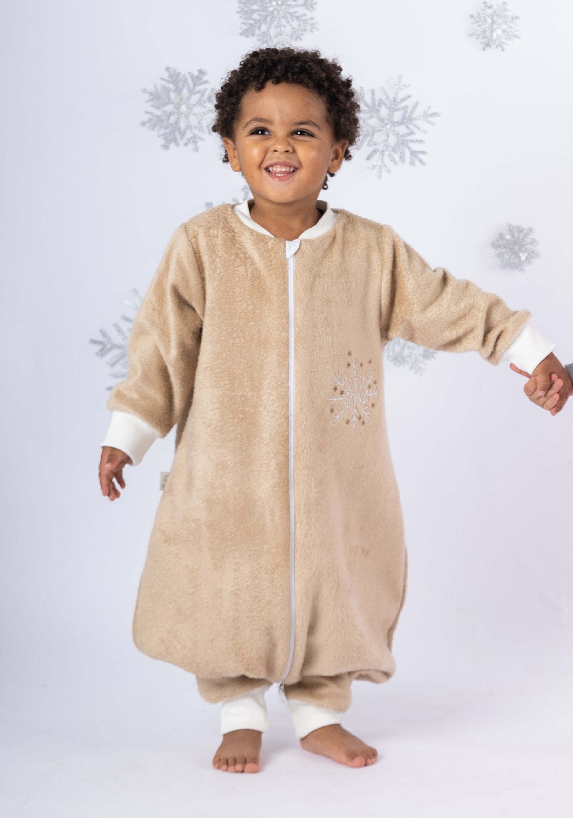 Let it Snow [Beige]- Sleeved Winter Walker Sleeping Bag
