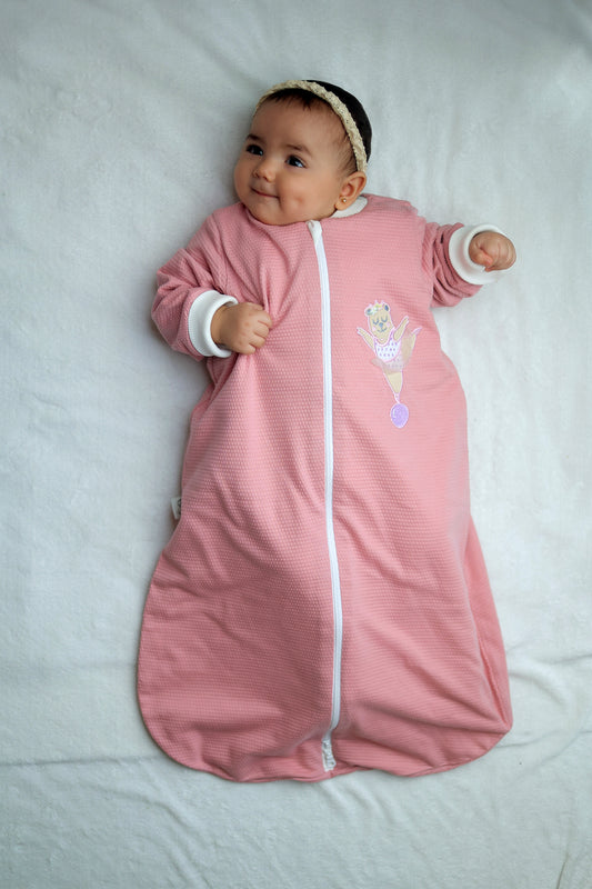 Ballerina Bear- Sleeved Extra-Light Summer Basic Sleeping Bag