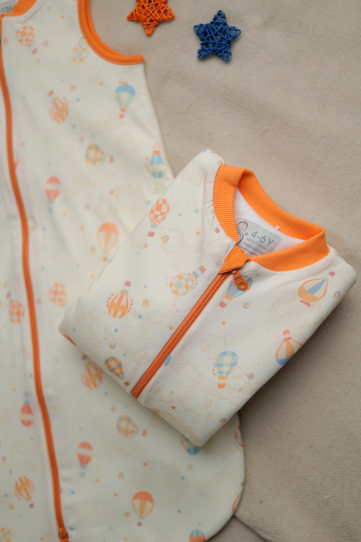 Up & Away- Sleeveless Summer/Spring Walker Sleeping Bag
