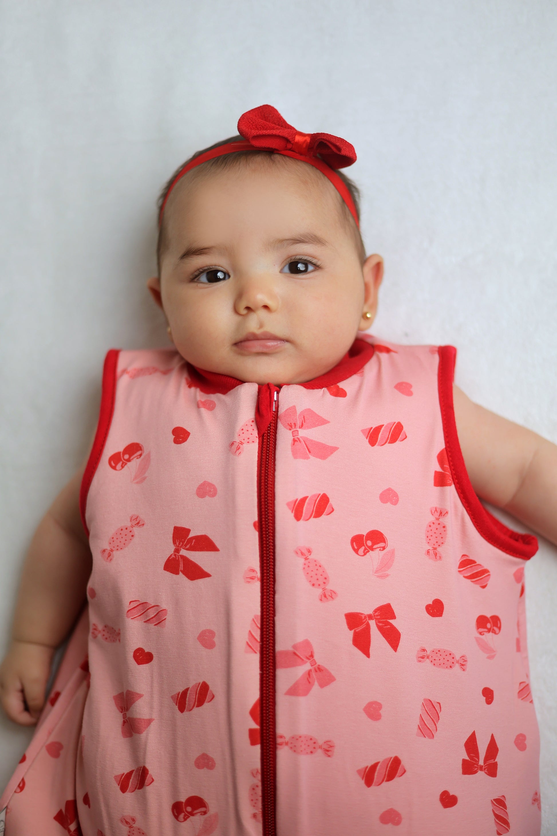Candy Bows- Sleeveless Summer/Spring Basic Sleeping Bag