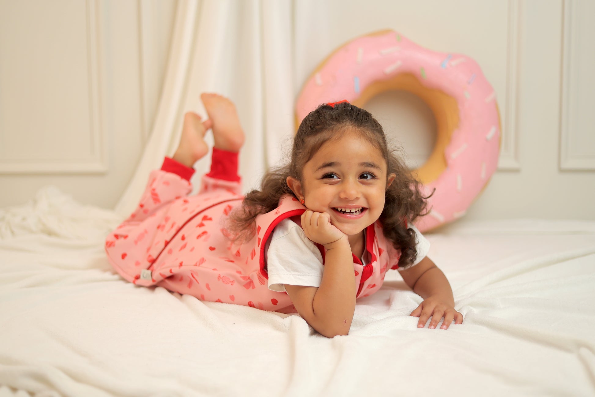 Candy Bows- Sleeveless Summer/Spring Walker Sleeping Bag