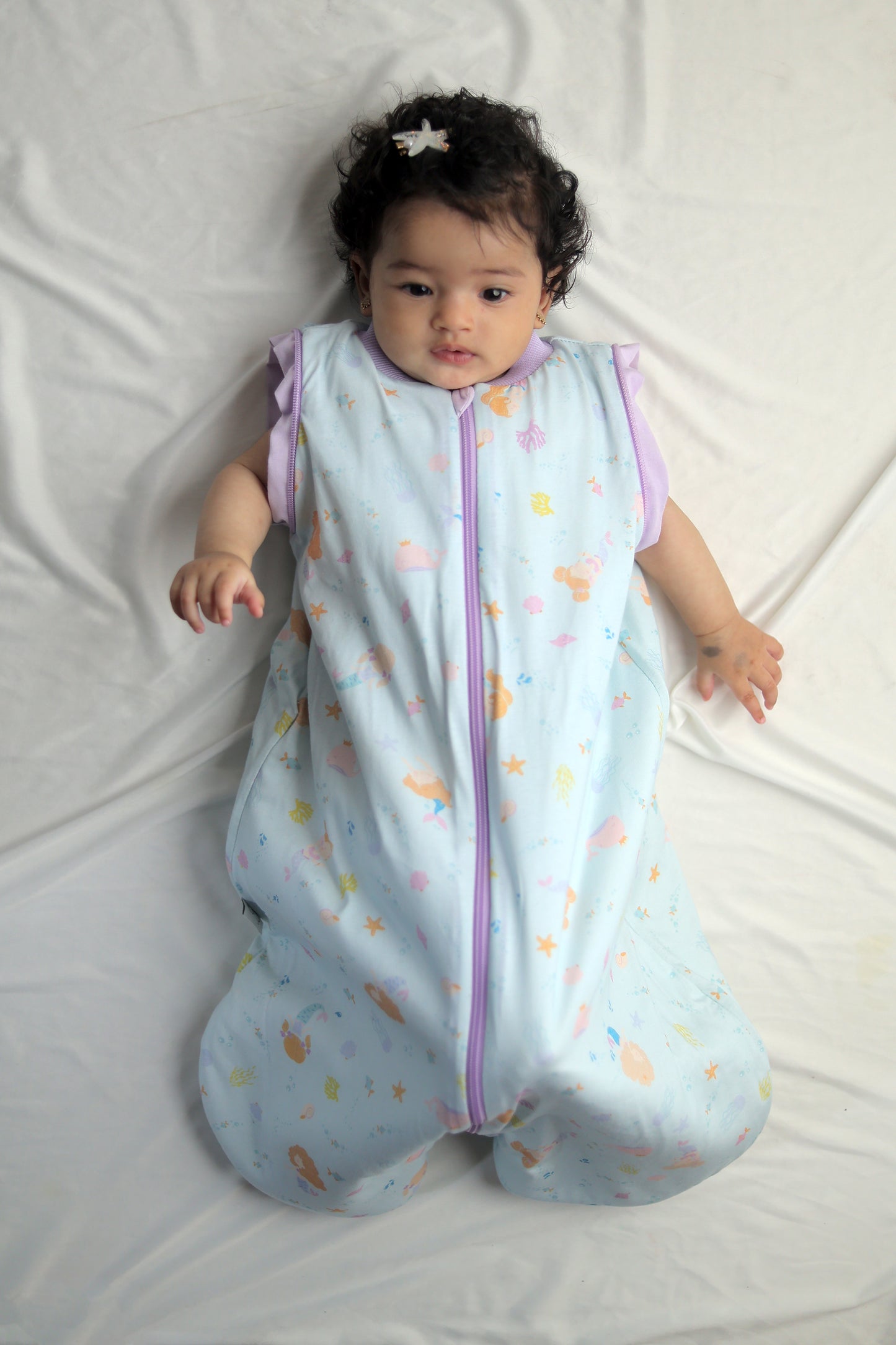 Mermaid Dreams-Removable Sleeves Summer/Spring Basic Sleeping Bag