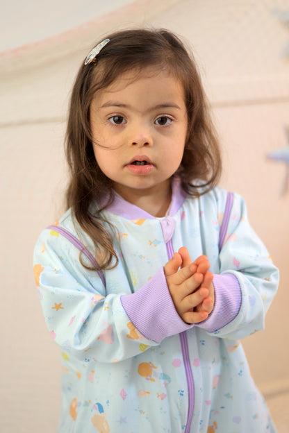 Mermaid Dreams-Removable Sleeves Summer/Spring Walker Sleeping Bag