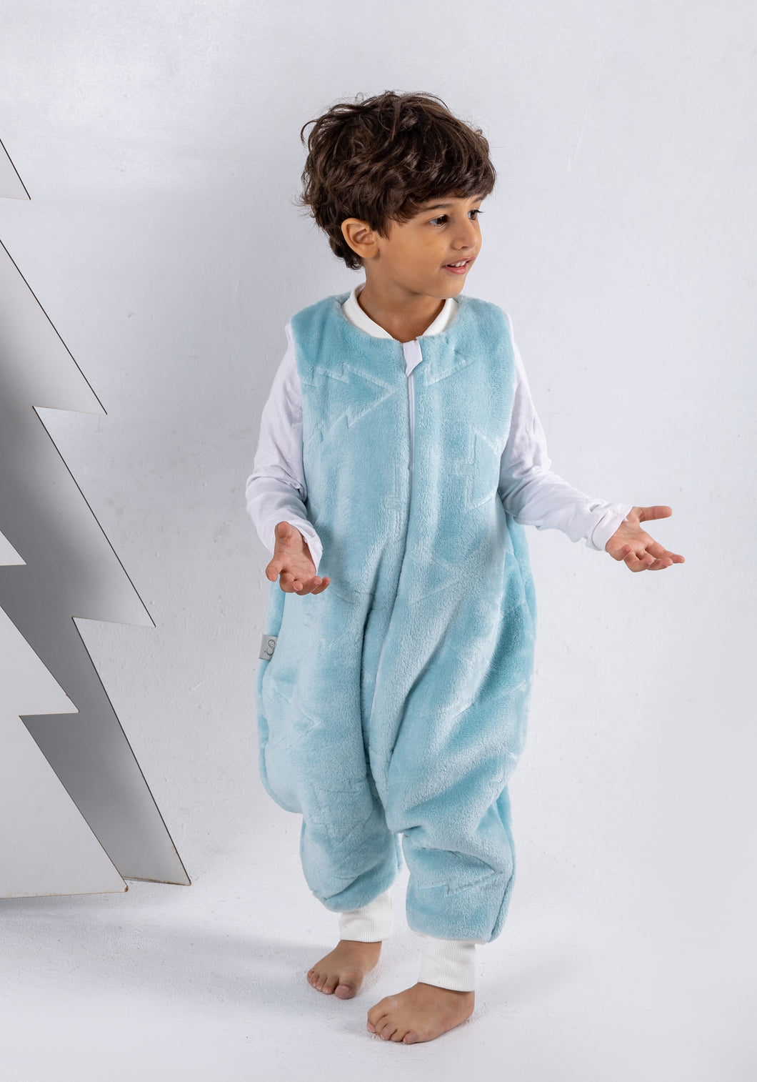 Aqua Blue- Sleeveless Winter Walker Sleeping Bag