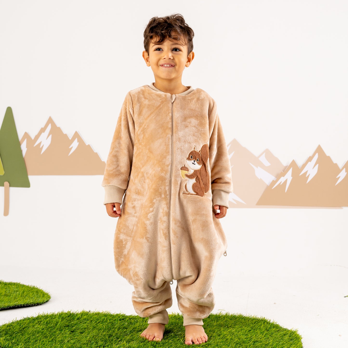 Squirrel- Sleeved Polar Fleece Walker Sleeping Bag