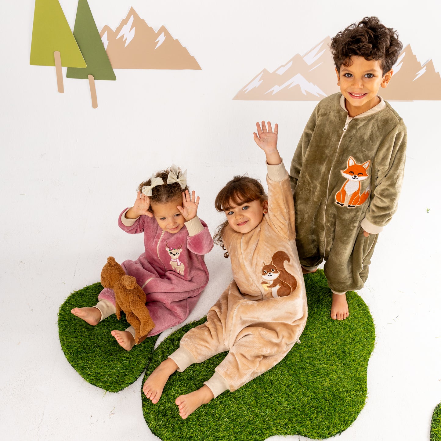 Squirrel- Sleeved Polar Fleece Walker Sleeping Bag