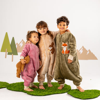 Squirrel- Sleeved Polar Fleece Walker Sleeping Bag