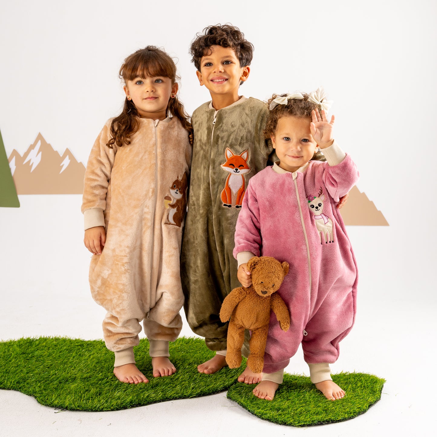 Squirrel- Sleeved Polar Fleece Walker Sleeping Bag