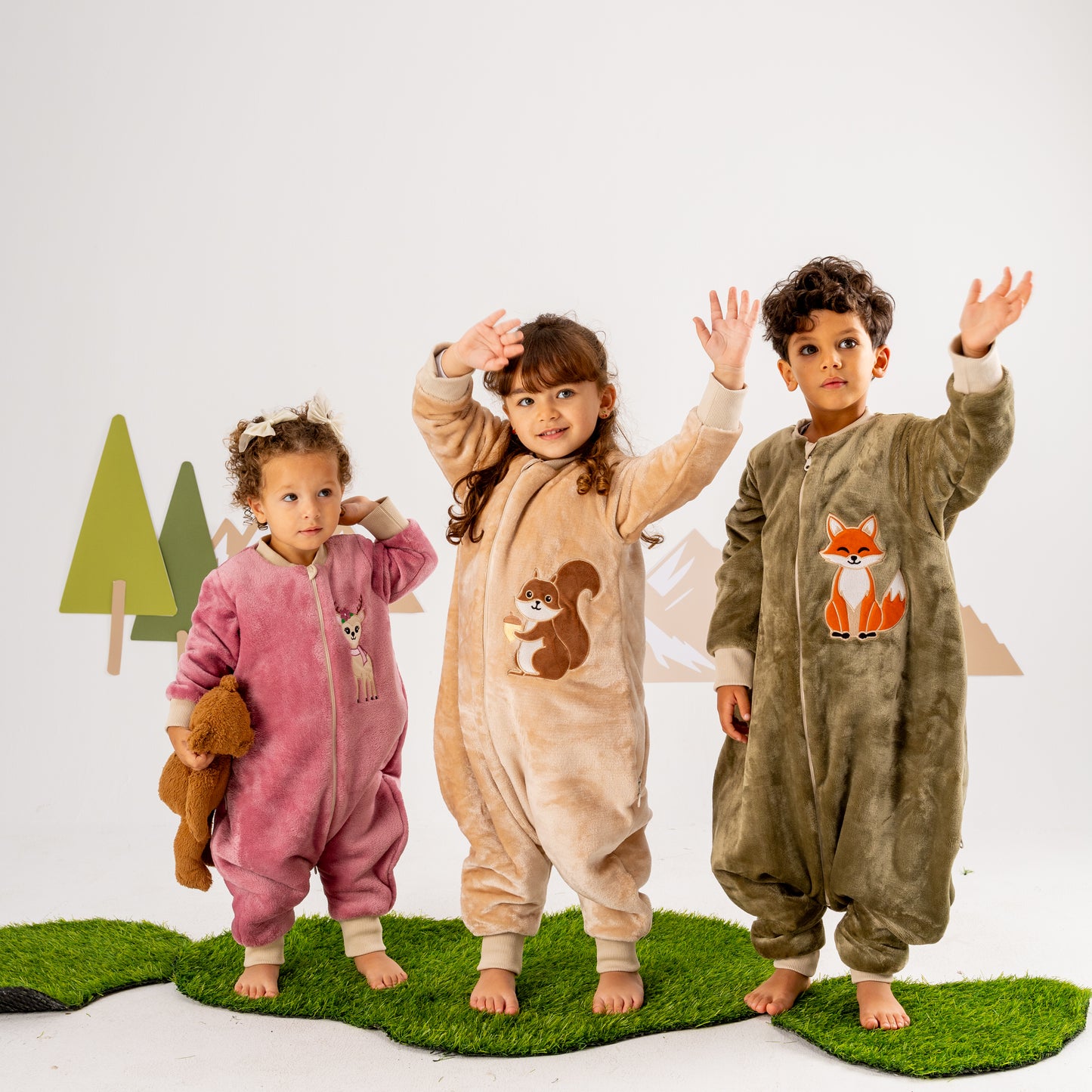 Squirrel- Sleeved Polar Fleece Walker Sleeping Bag