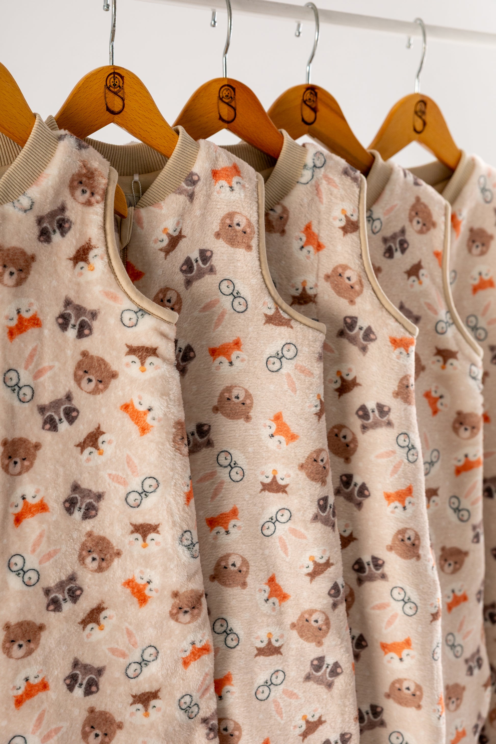 Forest Friends- Sleeveless Polar Fleece Walker Sleeping Bag