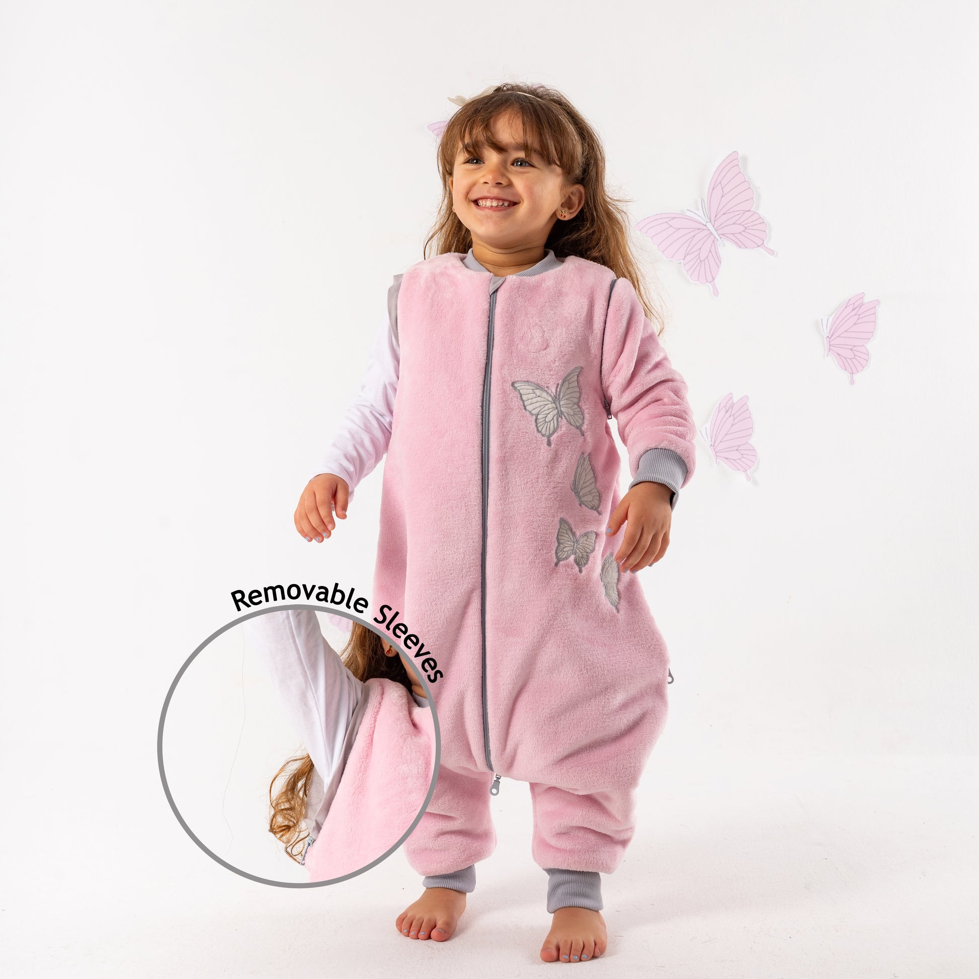 Butterfly- Removable Sleeves Polar Fleece Walker Sleeping Bag