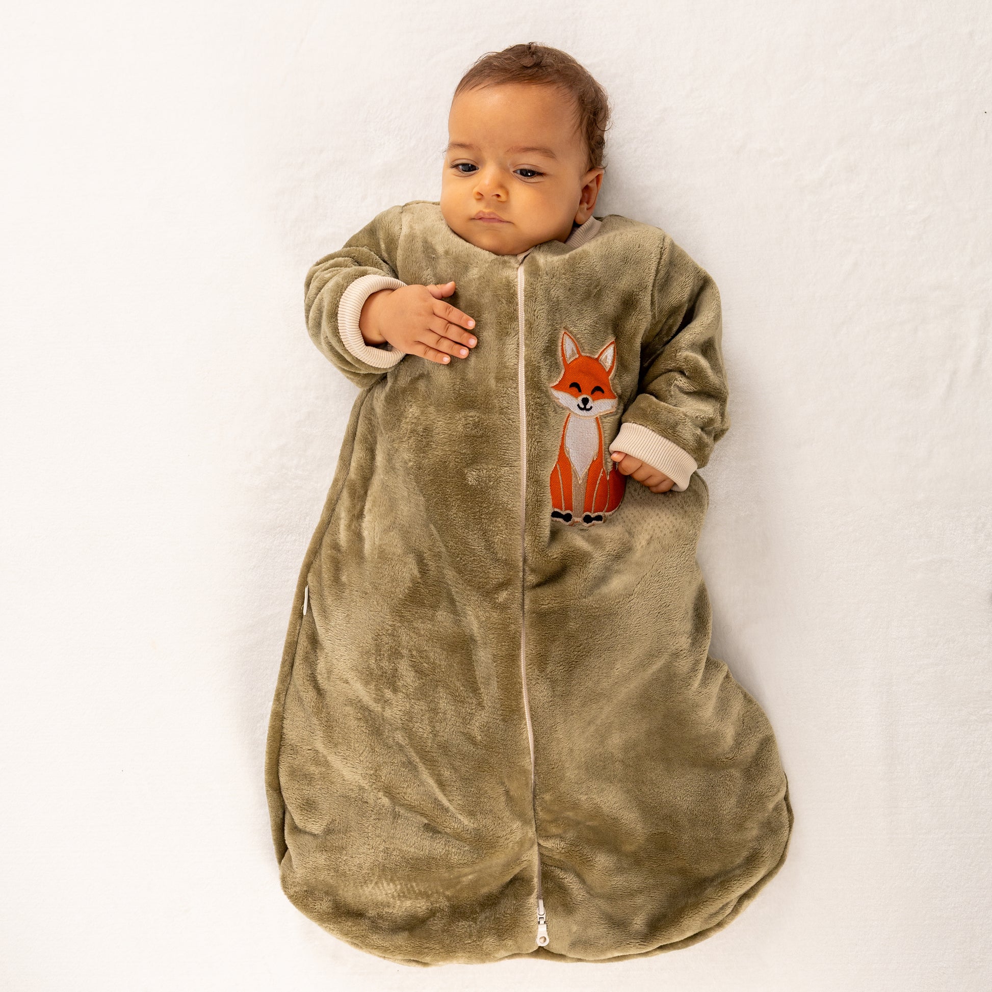 Fox- Sleeved Polar Fleece Basic Sleeping Bag