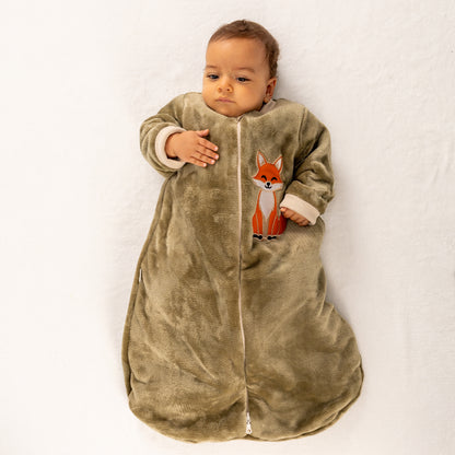 Fox- Sleeved Polar Fleece Basic Sleeping Bag