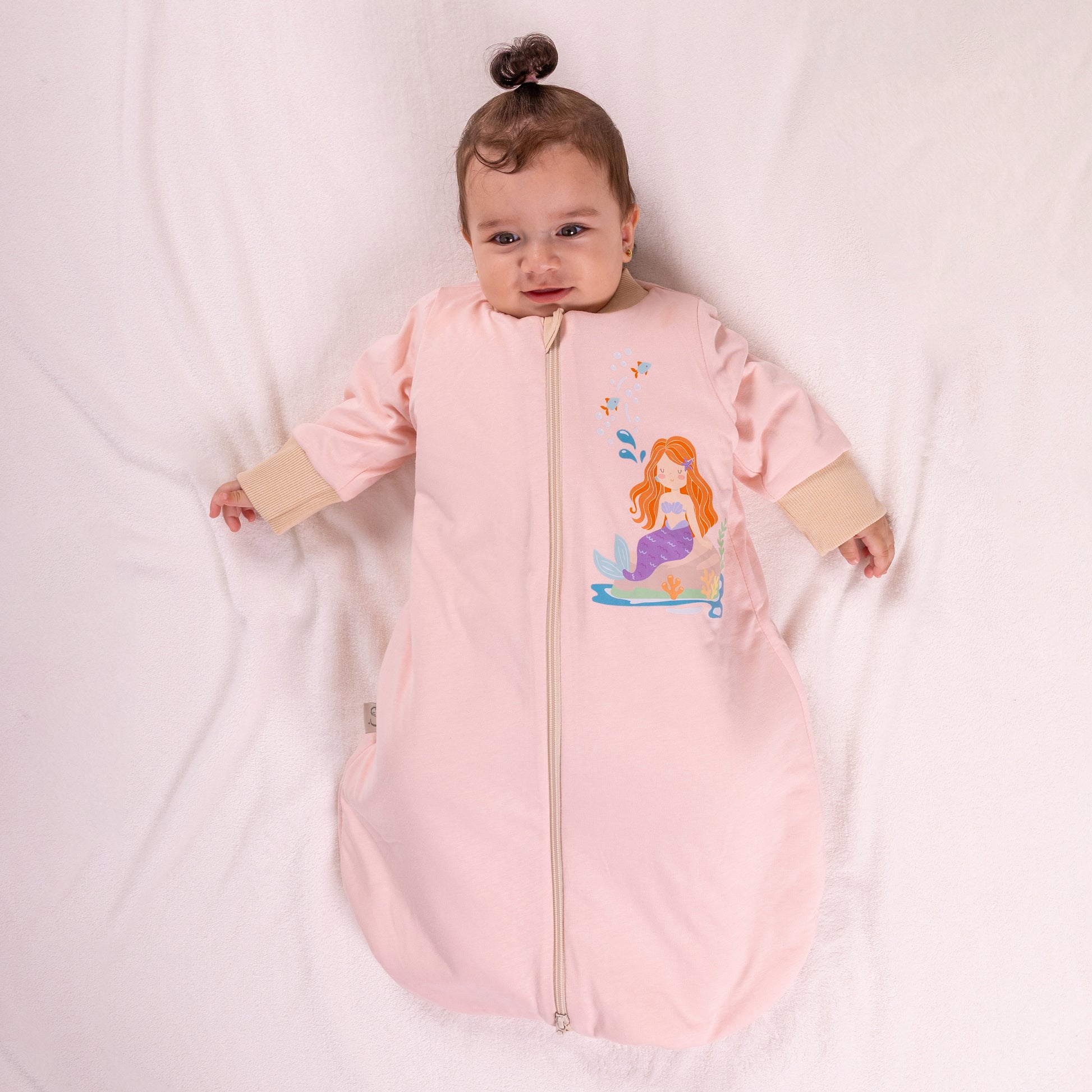 Little Mermaid- Sleeved Summer/Spring Basic Sleeping Bag