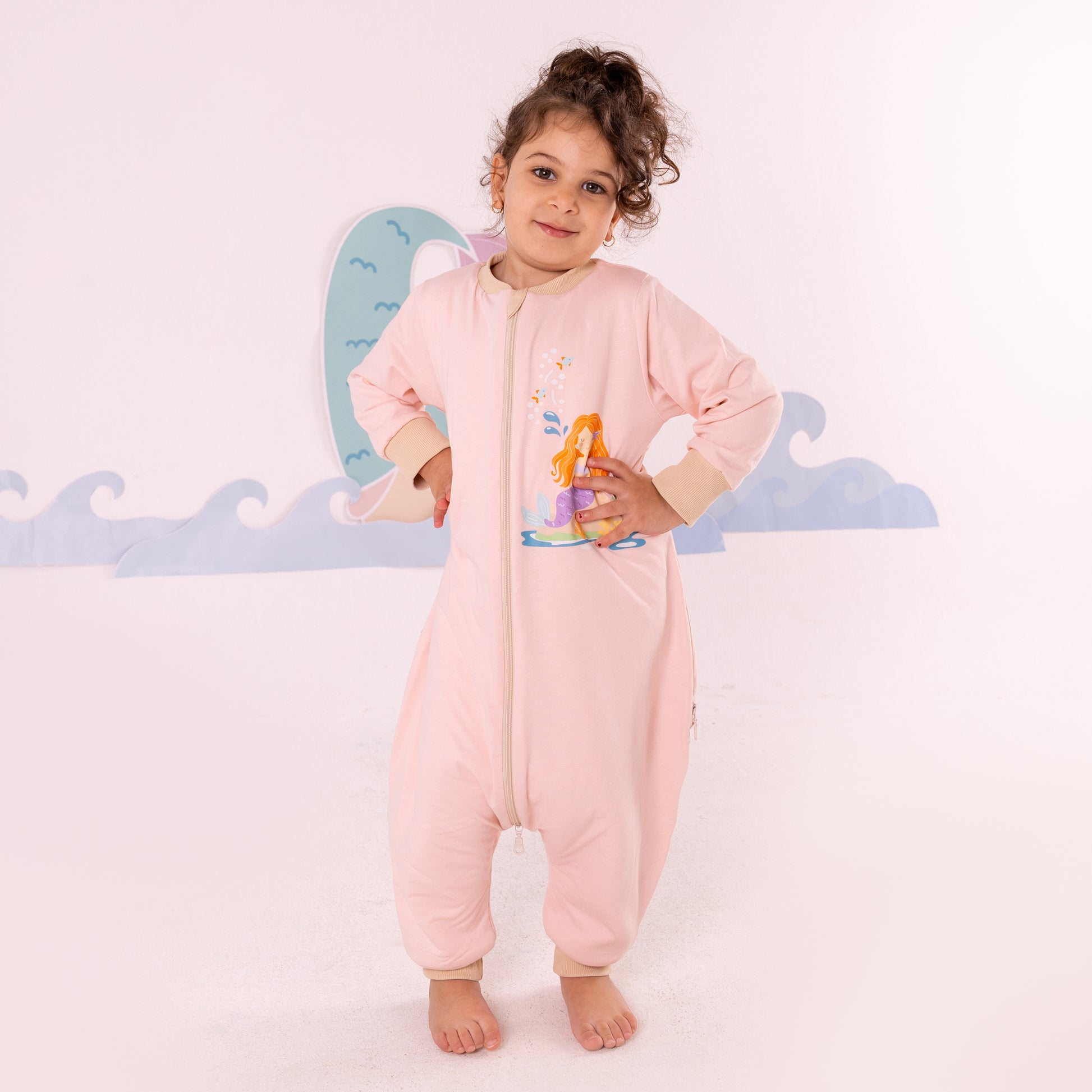 Little Mermaid- Sleeved Summer/Spring Walker Sleeping Bag