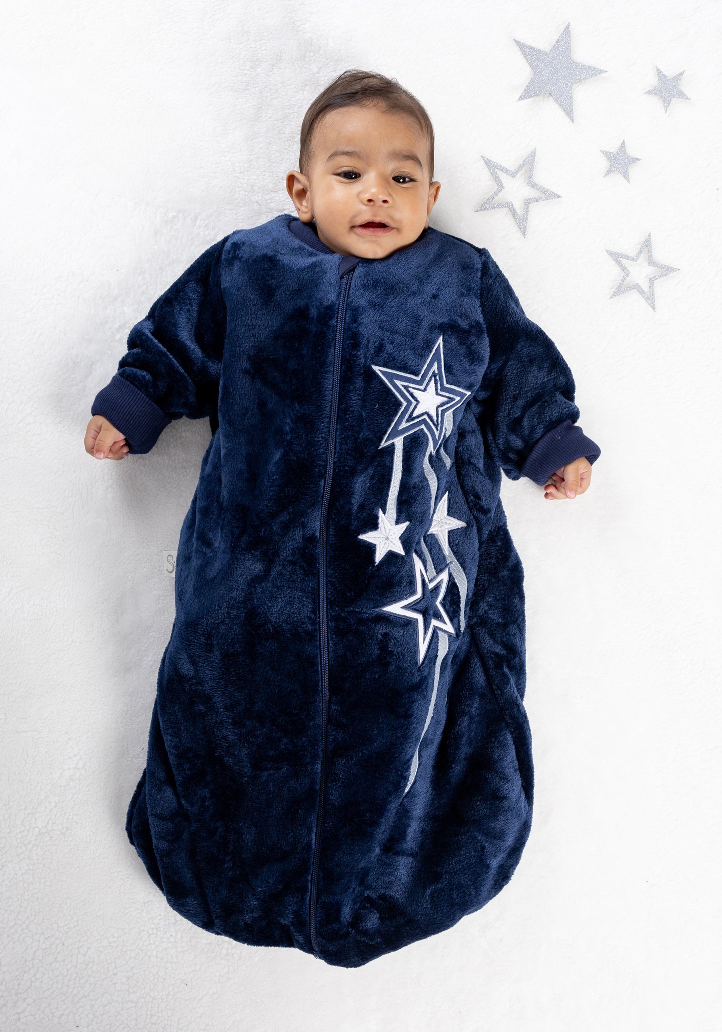 Shooting Star [Navy Blue]- Sleeved Winter Basic Sleeping Bag