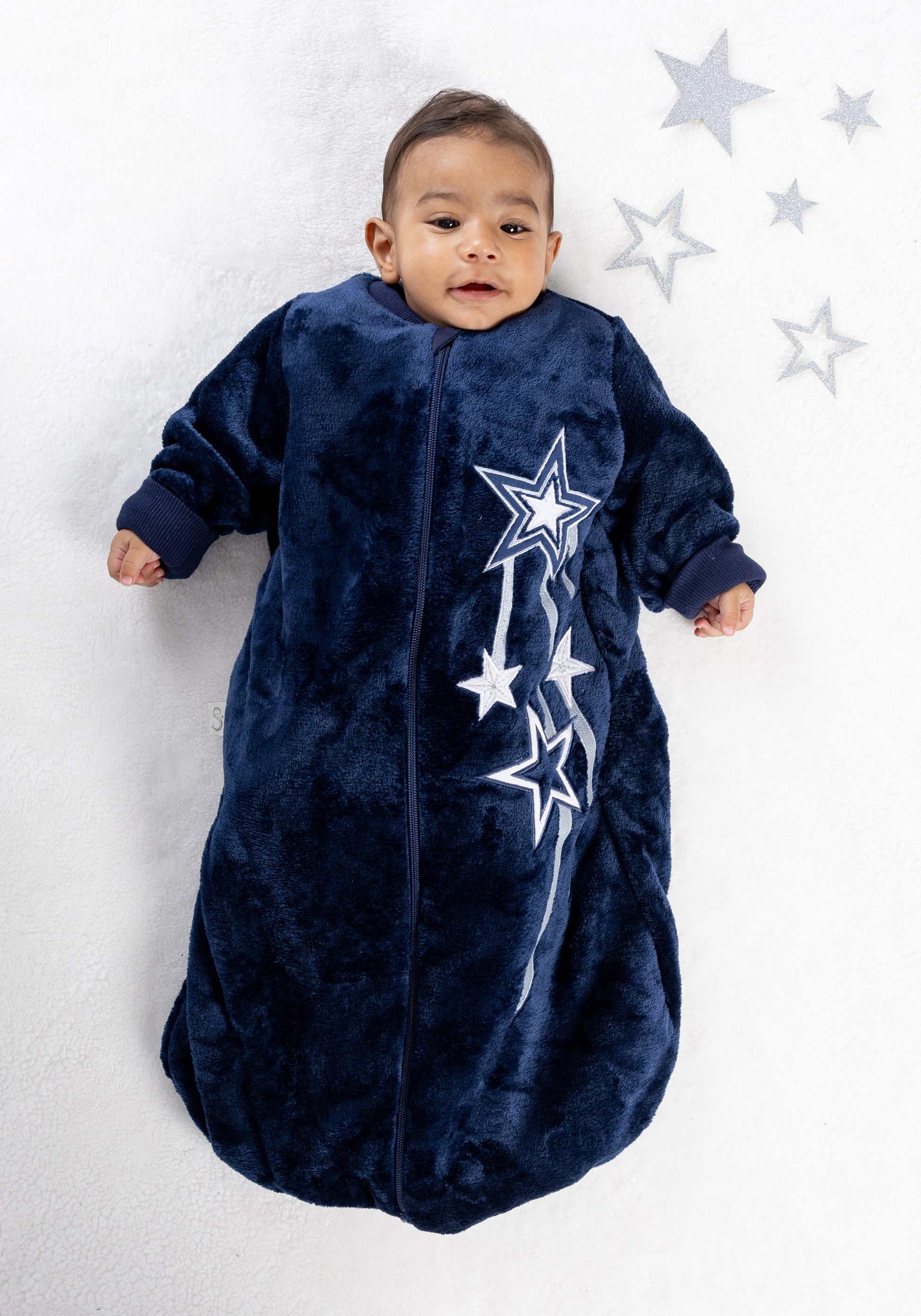 Shooting Star [Navy Blue]- Sleeved Winter Basic Sleeping Bag