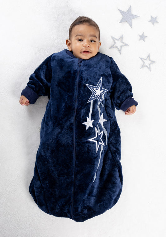 Shooting Star [Navy Blue]- Sleeved Winter Basic Sleeping Bag