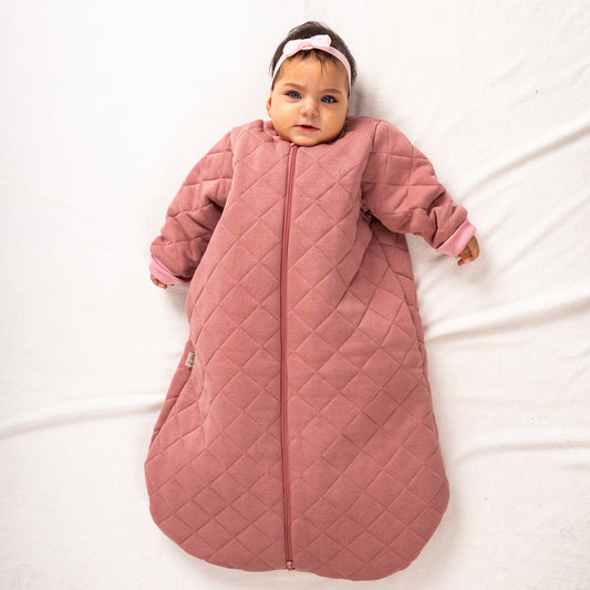 Peony- Sleeved Quilted Cotton Basic Sleeping Bag