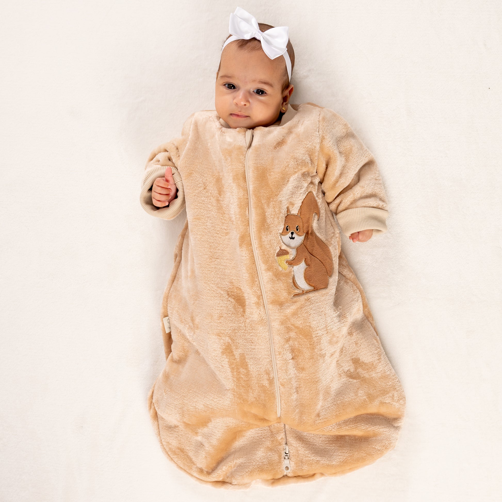 Squirrel- Sleeved Polar Fleece Basic Sleeping Bag