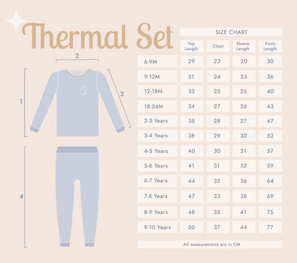 Navy Blue Thermal Set