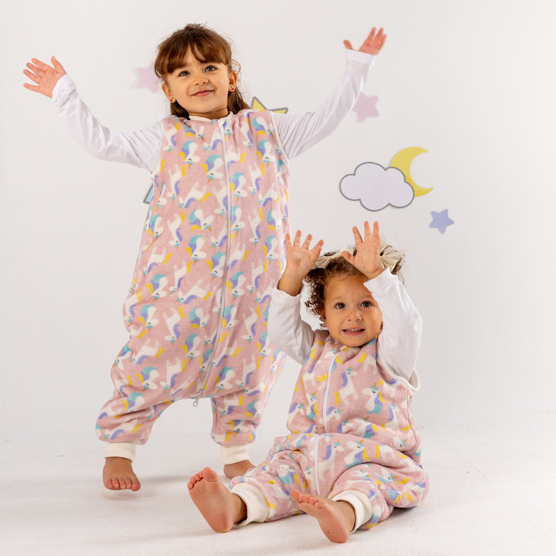 Unicorn Wonderland- Sleeveless Polar Fleece Walker Sleeping Bag