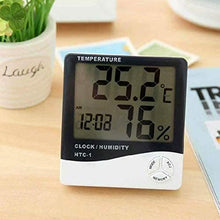 Load image into Gallery viewer, Room Temperature Thermometer + Hygrometer + Alarm Clock
