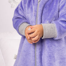 Load image into Gallery viewer, Let it Snow [Purple]- Sleeved Winter Walker Sleeping Bag
